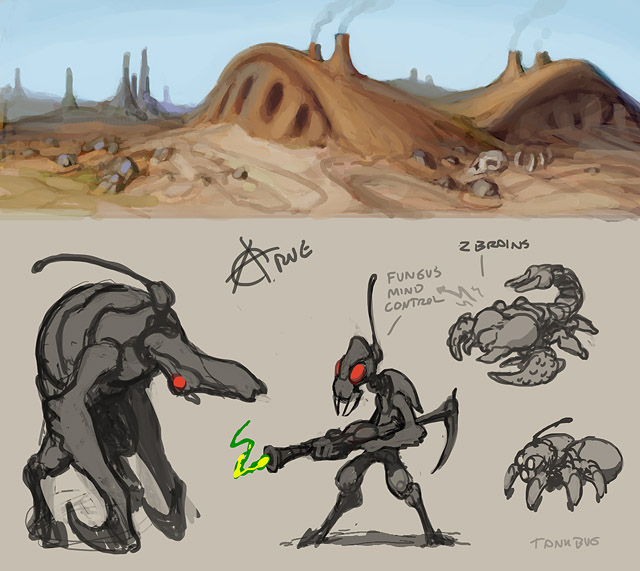 Rako gorda concept art